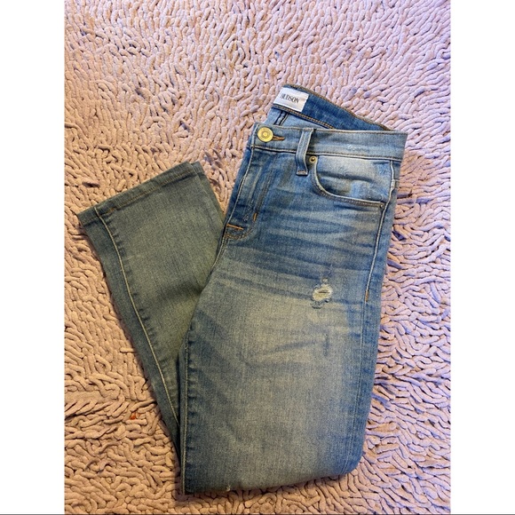Hudson “Zoeey” Mid-rise Crop Straight Leg Jeans - Picture 2 of 12